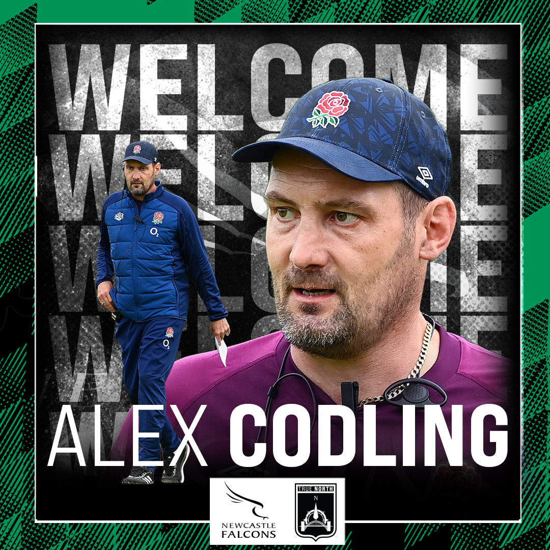 ✍️ 𝙒𝙀𝙇𝘾𝙊𝙈𝙀 𝘼𝙇𝙀𝙓!

Newcastle Falcons are delighted to announce that Alex Codling will join the club as head coach in the summer.

The vastly-experienced Londoner is currently with runaway leaders Oyonnax in France's Pro D2.

newcastlefalcons.co.uk/news/story/New…