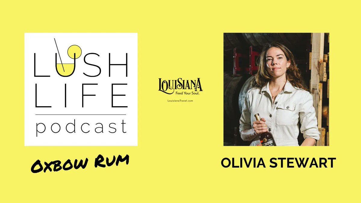 A Lush Life Manual (@alushlifemanual) on Twitter photo On Lush Life #Podcast today, Join us for a romp through Oxbow Distillery #oxbowdistillery all the way from Pointe Coupée Parish, Louisiana, with Olivia Stewart, President. 🍹🍹🍹🍹 <a href="/LouisianaTravel/">Explore Louisiana</a> #Sponsored #OnlyLouisiana - Catch it here: buff.ly/3KGys08 On Lush Life #Podcast today, Join us for a romp through Oxbow Distillery #oxbowdistillery all the way from Pointe Coupée Parish, Louisiana, with Olivia Stewart, President. 🍹🍹🍹🍹 <a href="/LouisianaTravel/">Explore Louisiana</a> #Sponsored #OnlyLouisiana - Catch it here: buff.ly/3KGys08