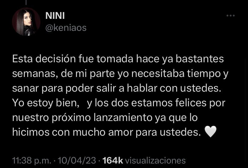 Mundoinfluen's tweet photo. Kenia Os confirma ruptura con GERA MX #keninis #geranini 💔 https://t.co/yvNLAnRzqo