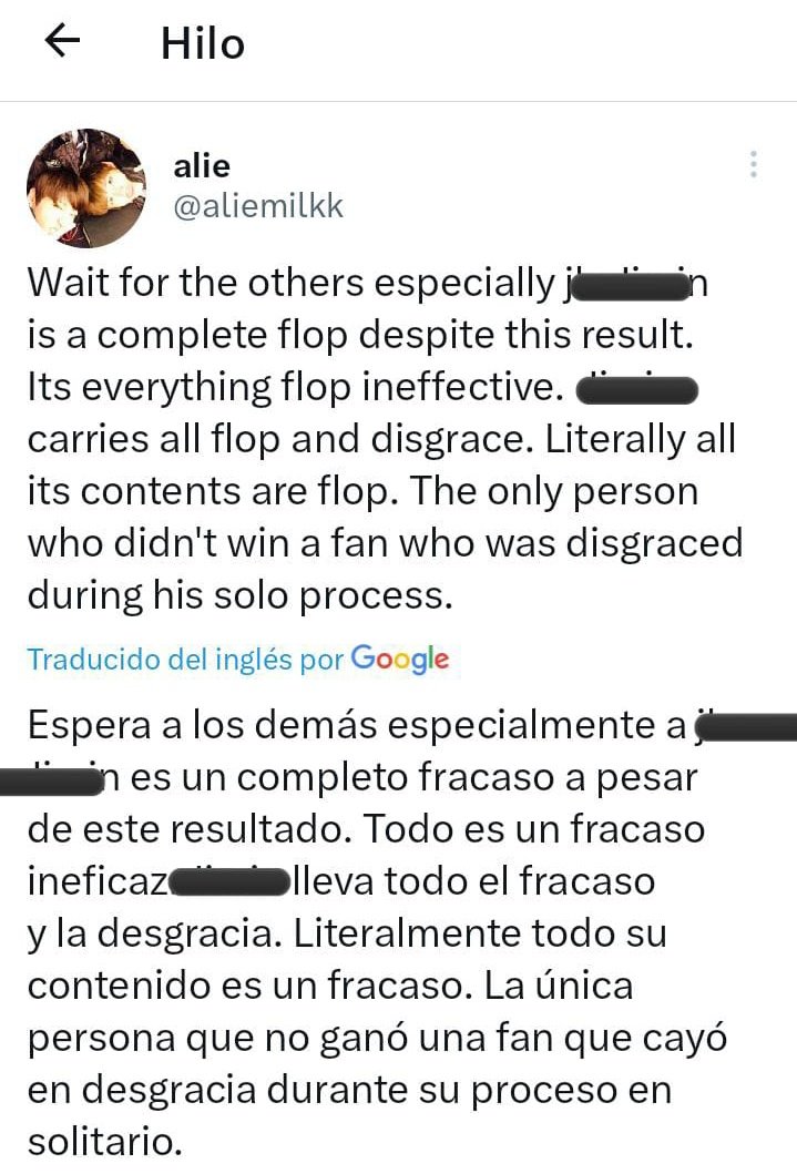 For_Report_BTS's tweet photo. 💬 Esta cuenta es 4nti de 🐥y desmerita su trabajo.

📌https://t.co/kjOzU3MRsE

🚫 No interactuen

🚫 No citen ni comenten. https://t.co/SpaD78ETzI
