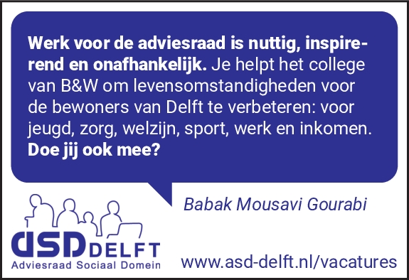 ASDDelft's tweet photo. Wil jij onze adviesraad komen versterken? https://t.co/4GJhPXOOEX https://t.co/Uvfd6c4AHe