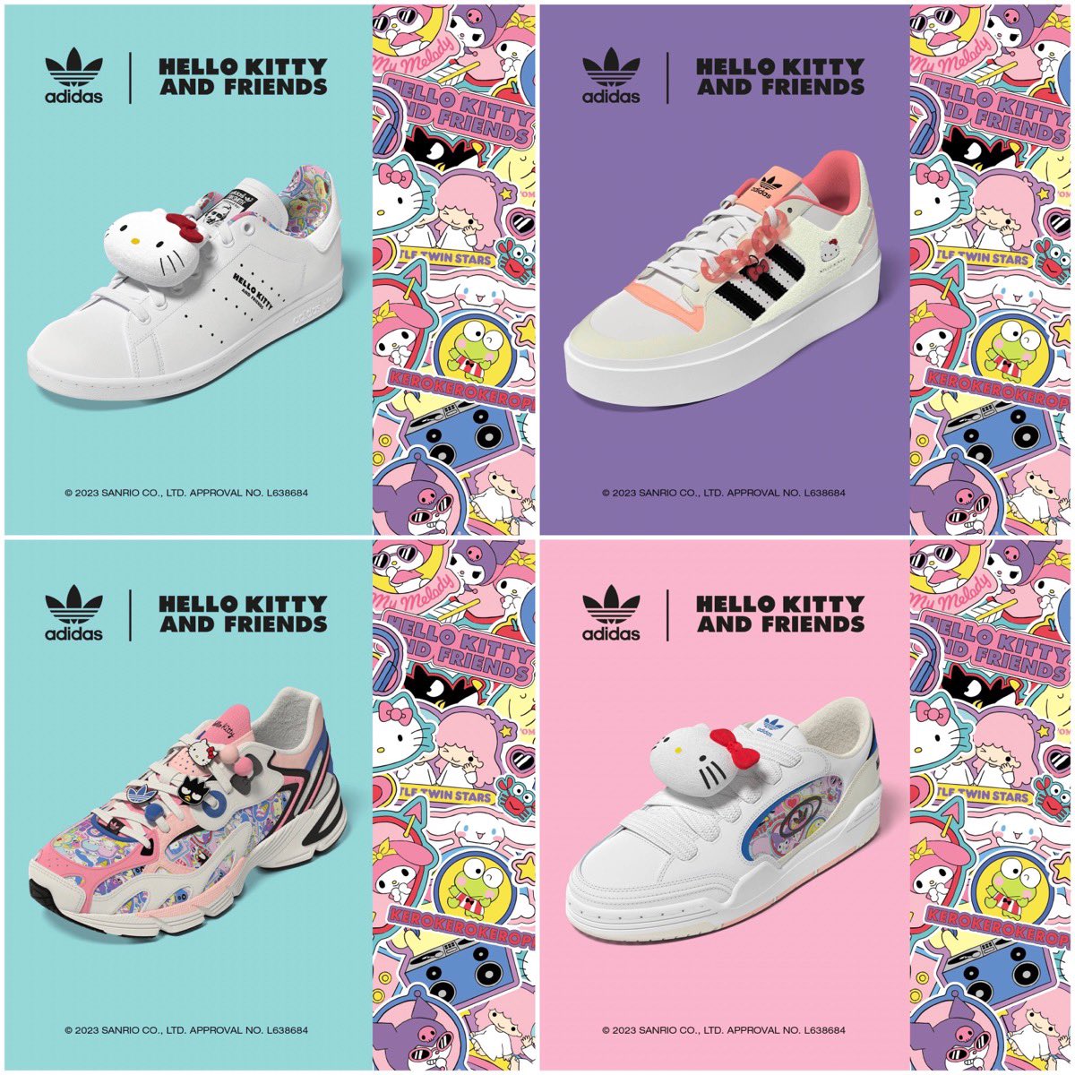 adidas Originals × HELLO KITTY & FRIENDS☆ コラボスニーカー