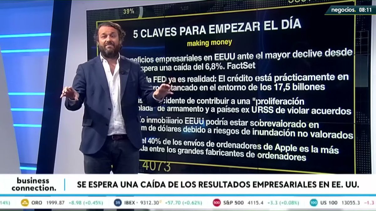negocios_tv's tweet image. Llega el ‘game over’ de los beneficios empresariales: se espera una caída del 6,8% según FactSet

youtu.be/anAggRleypM

#factset #beneficios #empresas #estadosunidos #eeuu #economia #economiaeeuu #mercados #mercadoamericano #mercadosfinancieros #despidos #livenews