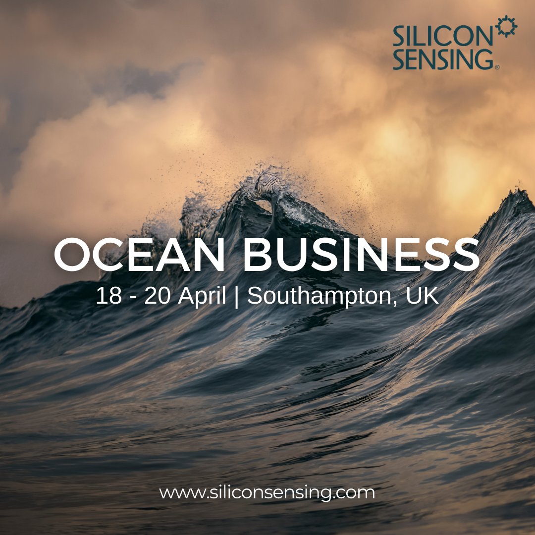 SiliconSensing's tweet image. Just a week left until Ocean Business in Southampton on the 18th – 20th of April.
Free registration for the event can be found here: eventdata.uk/Forms/Form.asp…
#TradeShow #Exhibition #MotionEvolution #SiliconSensing #oceanbusiness #oceantech #oceanbiz #UK