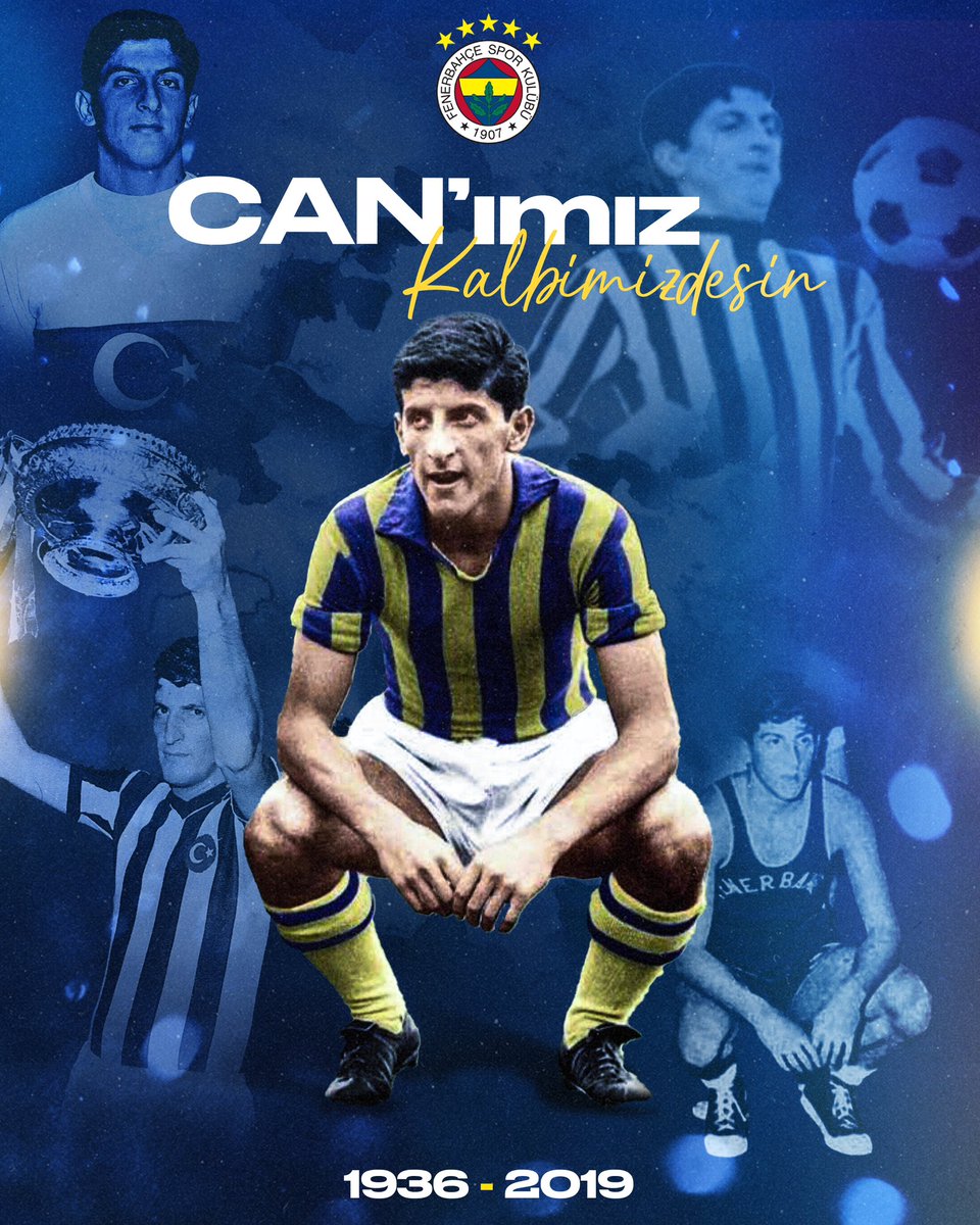 Fenerbahce's tweet photo. Efsanemiz, Sinyor’umuz Can Bartu’yu aramızdan ayrılışının 4. yıl dönümünde saygı, sevgi ve özlemle anıyoruz. https://t.co/AZdA2lEmc3