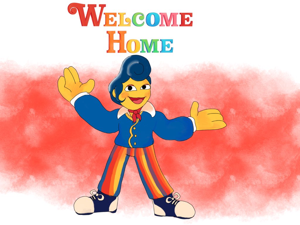 S0FTESTPAWS's tweet photo. [ struts 

so anyway, have some welcome home art - https://t.co/f2EKGfqswn