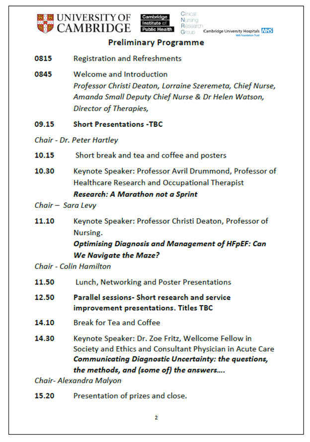 CUH_NMAresearch's tweet photo. We can now release our Preliminary Programme for the @cuh.nhs Nursing, Midwifery and Allied Health Research Conference 2023 on 16th June. That is #red4research day so we have gone Red! Register now at https://t.co/5dzSKzZDo6 and submit your abstract at https://t.co/oqrAB7drX6 https://t.co/Dz4lVjxYAz