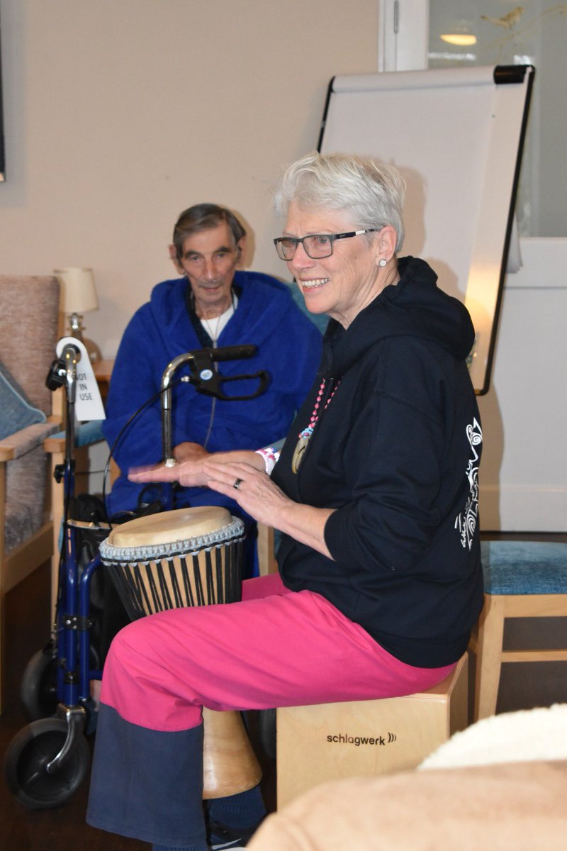 SambaPeloMar's tweet photo. What a privilege to spend a morning @PilgrimsHospice playing drums with these inspiring people. https://t.co/UF3Mq9FVHK