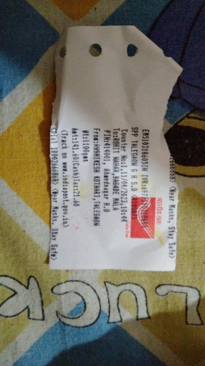 RushikeshKoth17's tweet photo. Respect @AshwiniVaishnaw My today 's postal experience at talegaon dabhade (410507) was worst for booking of speed post it took 45 minutes also I want to enquire about Pradhan Mantri Mahila Samman Yojna but the staf did not co-operate even person standing in que had to suffer. https://t.co/XdFi3mbTQ5