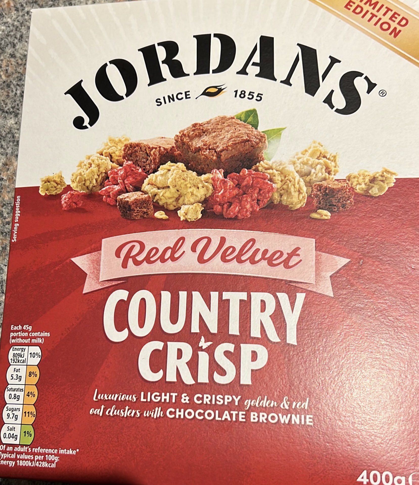 Well This Is New on Twitter "Jordans Red Velvet Country Crisp! 🥣 At