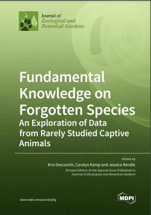 Reprint Book of Fundamental Knowledge on Forgotten Species: An Exploration of Data from Rarely Studied Captive Animals is published.

You may freely download it here: mdpi.com/books/book/7103