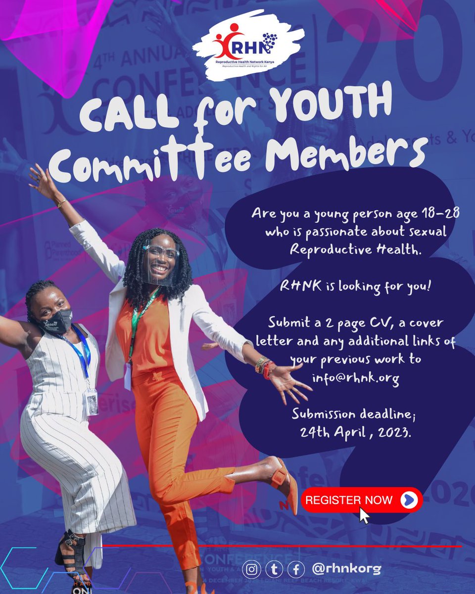 rhnkorg's tweet photo. Calling all youth advocates!

RHNK is looking for dedicated and vibrant Youth Committee Members. Apply and together, let's empower our fellow youth! 
Deadline: 24th April 2023

✉ Info@rhnk.org https://t.co/EkAOrhZ7tl