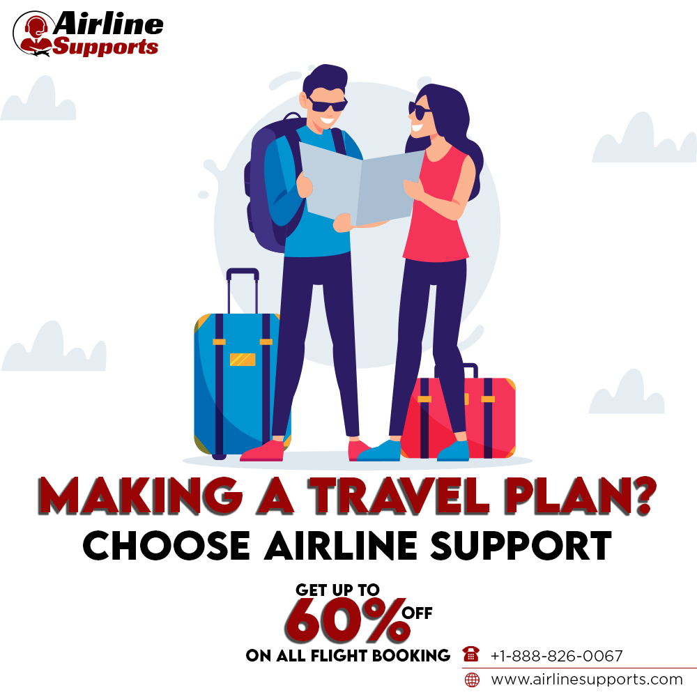 Making A Travel Plan? choose @airlinessuport 
Get up to 60% Off on all flight booking.

☎️+1-888-826-0067
📧myemail@airlinesupport.com
🌐airlinesupports.com

#flightbooking  #airlinehelpline #airlinecustomer #AirlineReservation