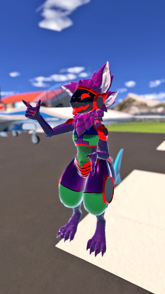 CosmicRayAero's tweet photo. Finished a PC and Quest Proto Comm for @ashthewulf
His Avatar features a Fully customizable SDK3 base,
4k Textures 
Quest Compatible 
If you wanna comm me just shoot me a DM
#Furry #furryfandom #commissionsopen  #Protogen #VRC https://t.co/ZwnGWph2Sb