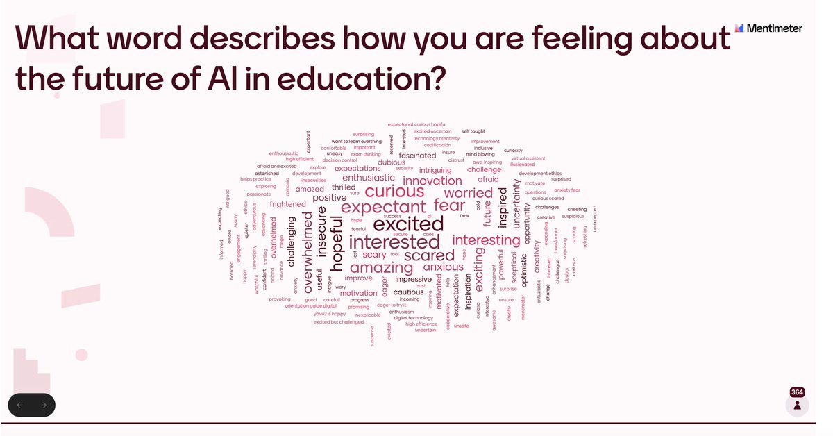 abfromz's tweet image. How the participants of the MOOC #UnlockingAI #CodeWeekUnlockingAI are feeling about the future of AI in education #aieducation