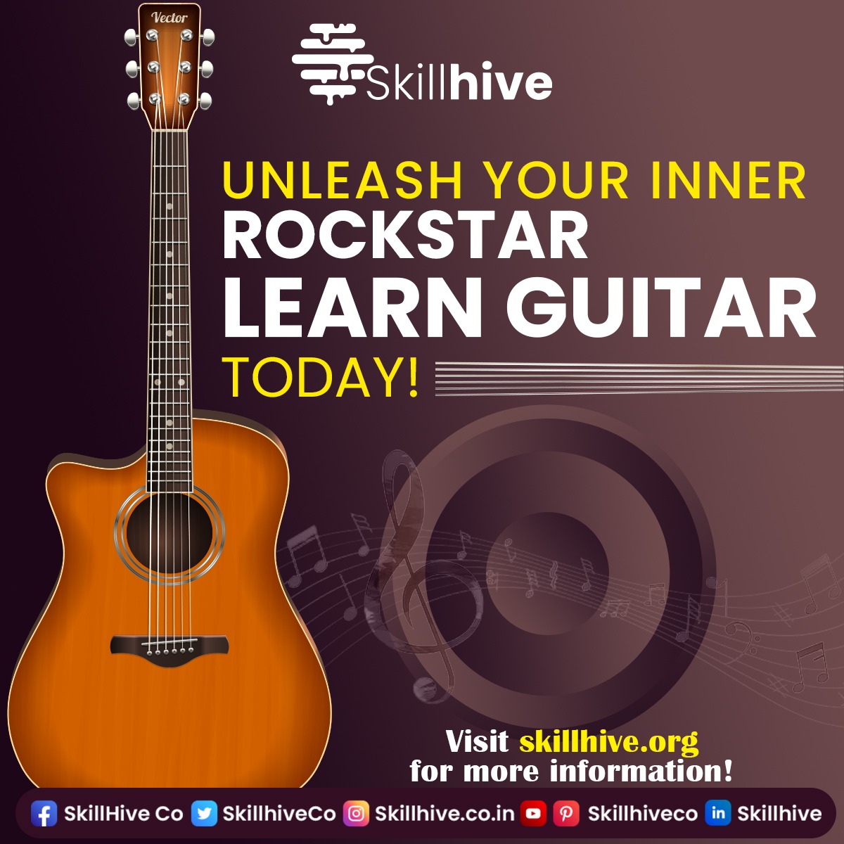 SkillhiveCo's tweet photo. Discover your inner guitar hero with #SkillHive's hobby classes! Our experienced instructors will teach you everything you need to know, whether you're a beginner or an advanced player. Join now and let's make some #music!
Visit our website: https://t.co/g8ailcq9XP

#HobbyClasses https://t.co/047mL4ijVR
