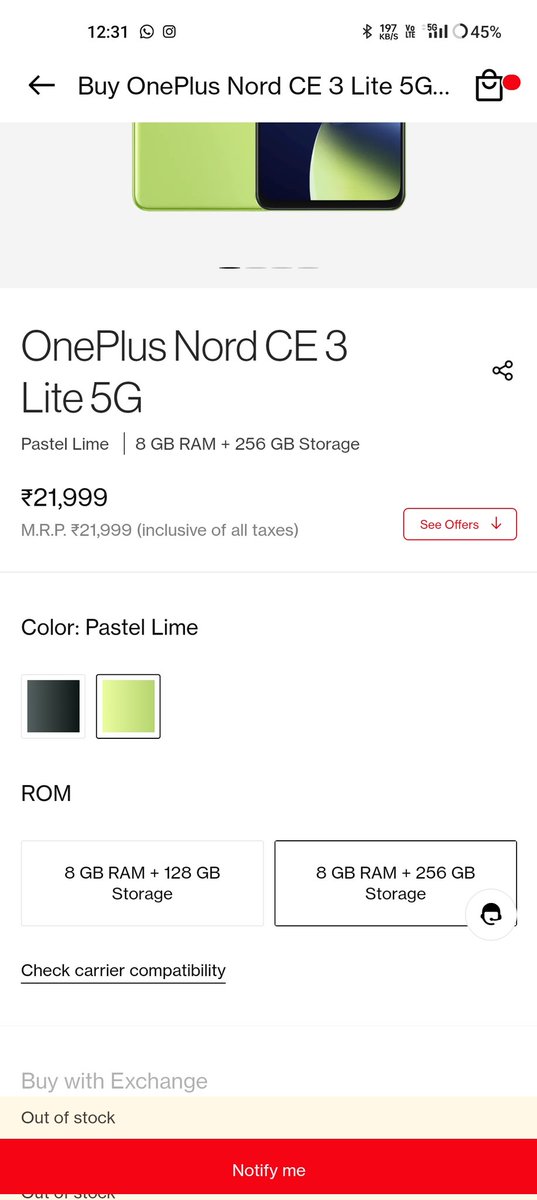 Mayank240896's tweet photo. Some launch OnePlus had for their Nord CE 3 Lite 5G. The payment portal didn't work because of too much traffic and then the item goes out of stock. And don't even begin with Amazon. They just have an error and they're fixing it. 
#AmazonIndia #Amazon #OnePlusNordCE3Lite #OnePlus https://t.co/CZZszf82C9