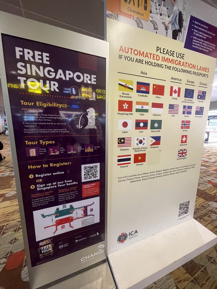 Shketik87's tweet image. На заметку туристу, если вы вдруг в Сингапуре в транзите больше 5 часов (как я сейчас) можно отправиться на бесплатный сити тур. Единственное вы должны оставаться в зоне транзита и не проходить паспортный контроль. Они предлагают разные типы туров, но утром и до 14:00 около того