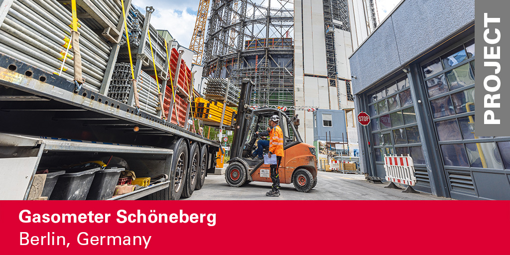 PERIgroup's tweet image. At our #ProjectInFocus, the Gasometer the shell of the building was completed two months earlier than planned with our single source system #solution, as it noticeably reduced the time needed for shell #construction and finishing work. 💪 More: peri.link/Gasometer