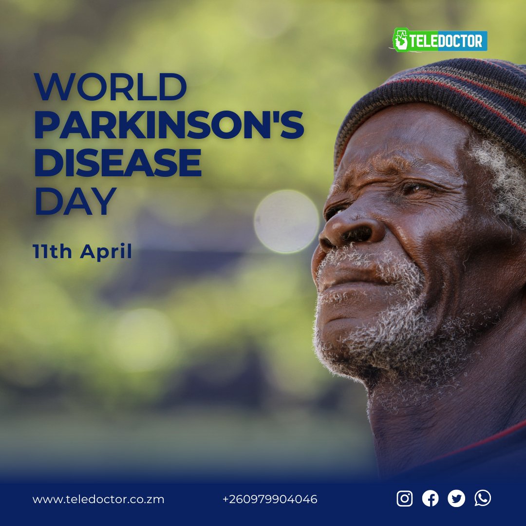 Parkinson's disease is a condition that affects the nervous system and causes shaking, stiffness, and difficulty with movement and balance. It normally affects people after the age of 60 years old.

#ParkinsonsDay #NuerologicalHealth #Teledoctor
