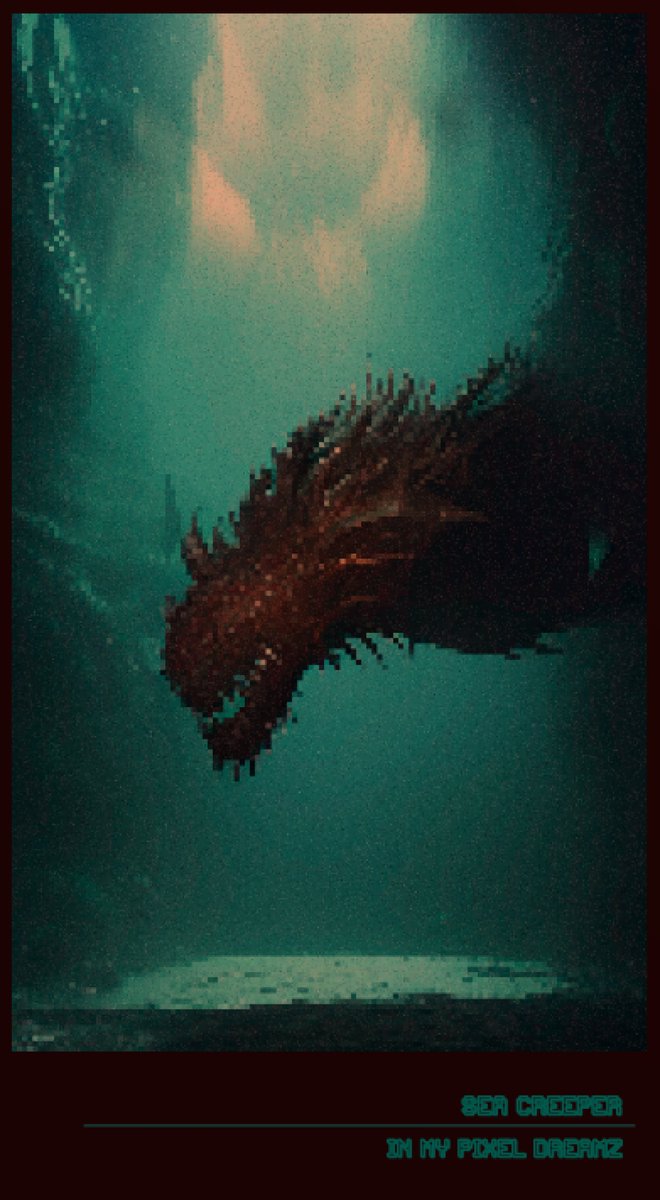 “Sea Creeper” Live on <a href="/objktcom/">objkt</a> 
1.5 XTZ #Tezos

3 Editions remain before the price increases.
Get yours with the link below👇