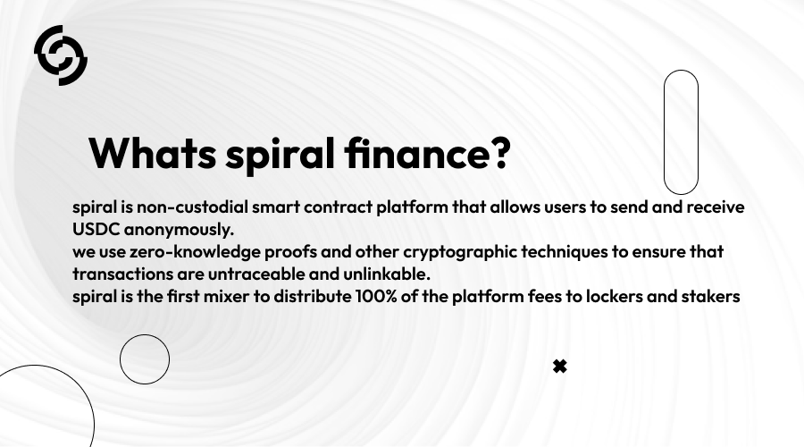 #PRIVACY IS #POWER.
spiralfi.io

#zksync #eth #defi