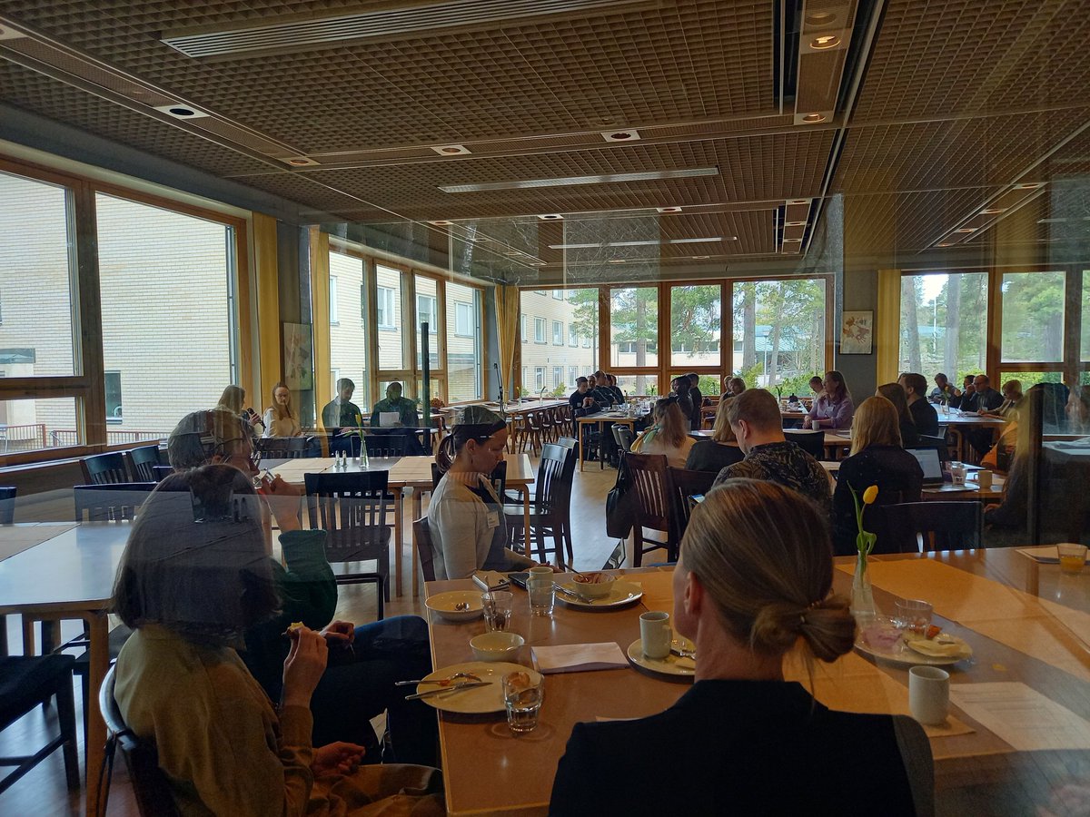 ACCC_FS's tweet photo. A lovely bunch of people at the @safer_climate breakfast event; kicking off the 1st day of our Impact Week in @kulttuuri_sofia. Currently discussing the 1st Finnish climate litigation case and the role of civil society in climate action.
🙌🏼🙌🏿🙌🏻🌱
#ACCCImpactWeek @SuomenAkatemia https://t.co/RBcjU0Lcab