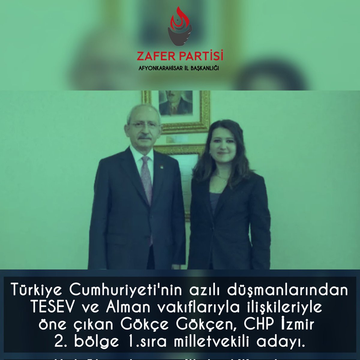 Meclisi hainlerin eline bırakma! Ülkeyi siyasetçi kılığındaki teröristlere teslim etme! 
#ZaferPartisi burada!