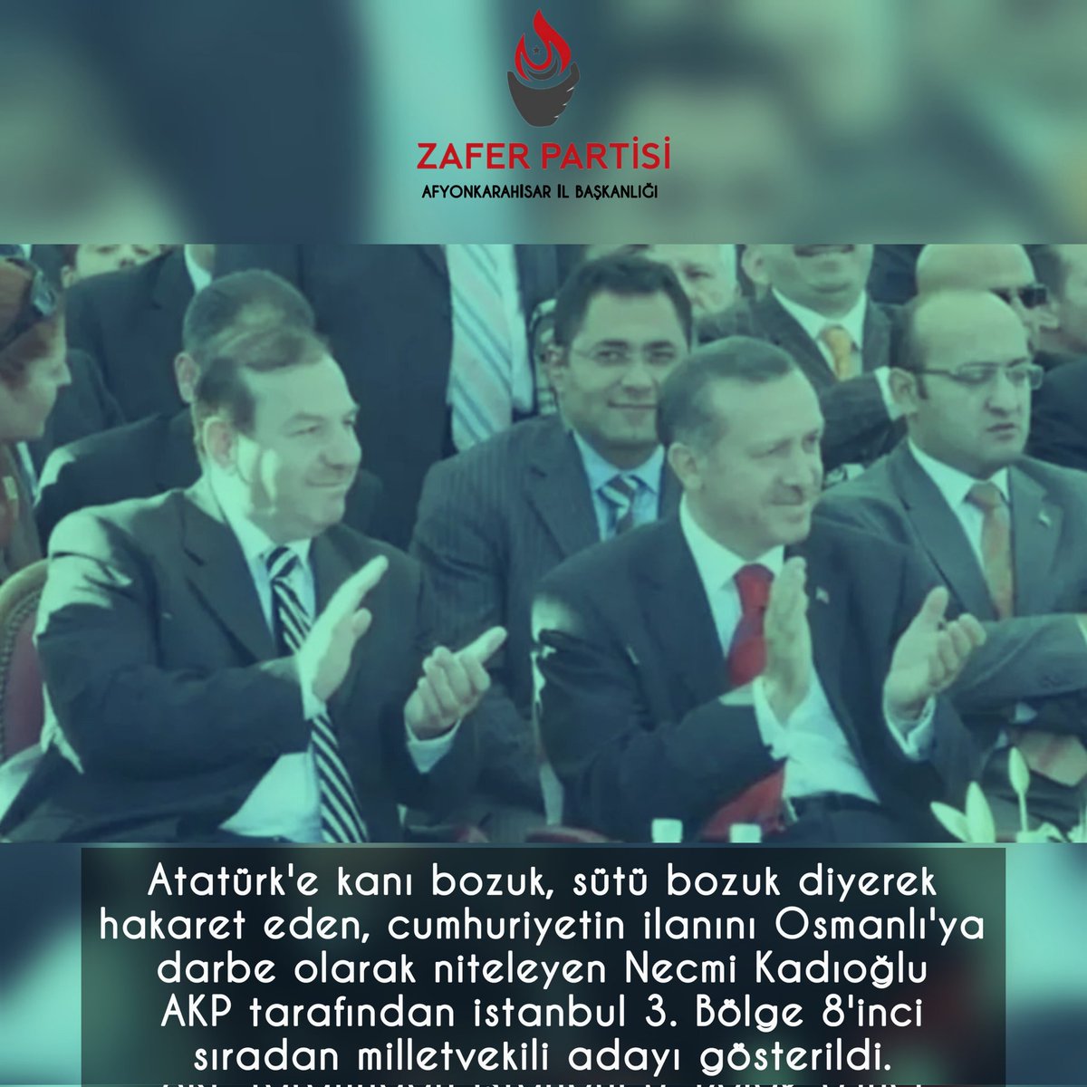 Meclisi hainlerin eline bırakma! Ülkeyi siyasetçi kılığındaki teröristlere teslim etme! 
#ZaferPartisi burada!