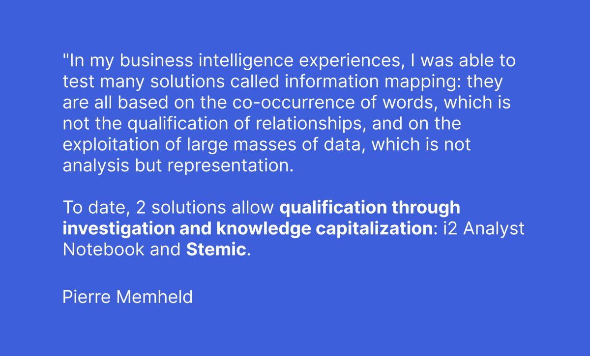 Thanks Pierre Memheld for this great definition of Stemic!