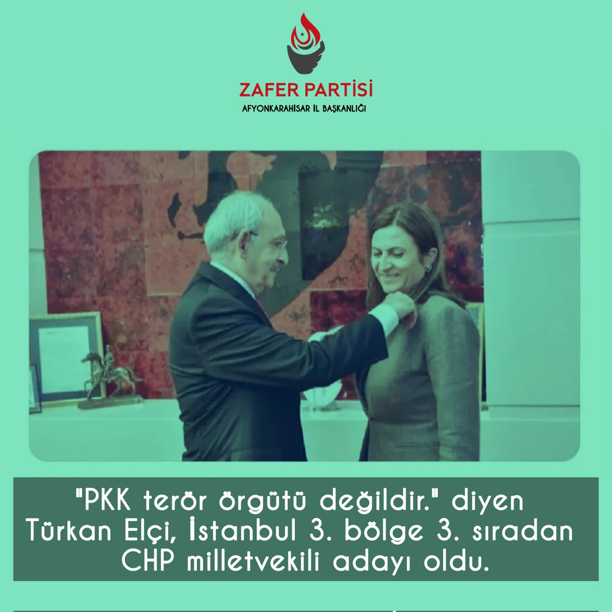 Meclisi hainlerin eline bırakma! Ülkeyi siyasetçi kılığındaki teröristlere teslim etme!
#ZaferPartisi burada!