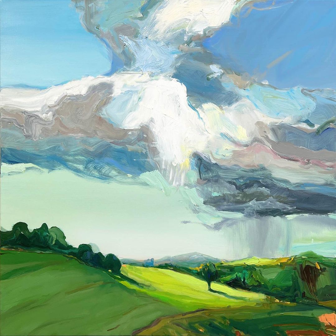 “Rain Clearing Near Kiama”, 85X85cm, oil on polycotton.

#richardclaremont #creativeprocess #artinspiration #kiama #artcommunity #southcoastartist #thickpaint #greenhills #cloudpaintings