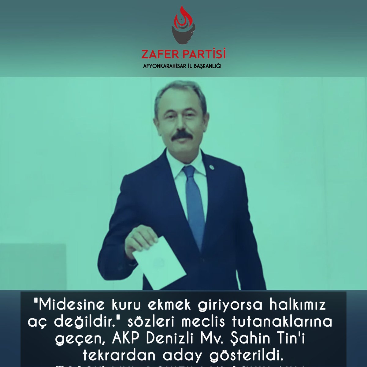 Meclisi hainlerin eline bırakma! Ülkeyi siyasetçi kılığındaki teröristlere teslim etme! 
#ZaferPartisi burada!