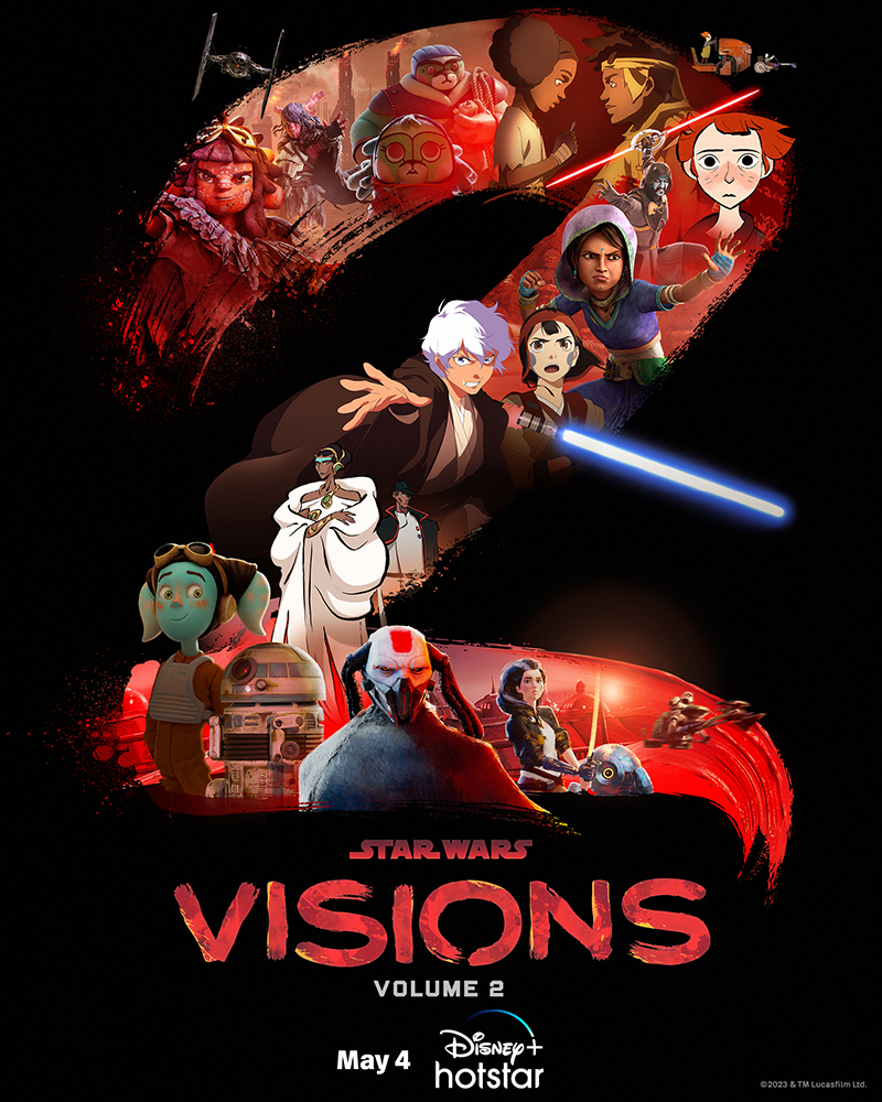 Nine new shorts. Nine global animation studios.  #StarWarsVisions Volume 2 streaming 4 May on <a href="/DisneyPlusMY/">Disney+ MY</a>.