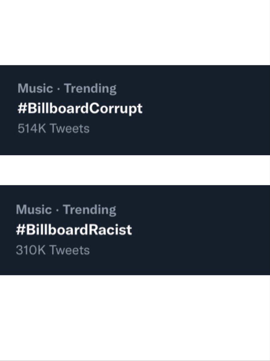 spinorbinmusic's tweet image. #BillboardRacist and #BillboardCorrupt trend on Twitter after Park Jimin’s latest single ‘Like Crazy’ fell out of Hot 100 top 10 due to a change in chart rules during the tracking week.