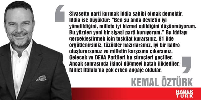 Bir iddiadan vazgeçmek: Gelecek ve DEVA

Kemal Öztürk yazdı... <a href="/kemalozturk2020/">Kemal Öztürk</a> haberturk.com/yazarlar/kemal…