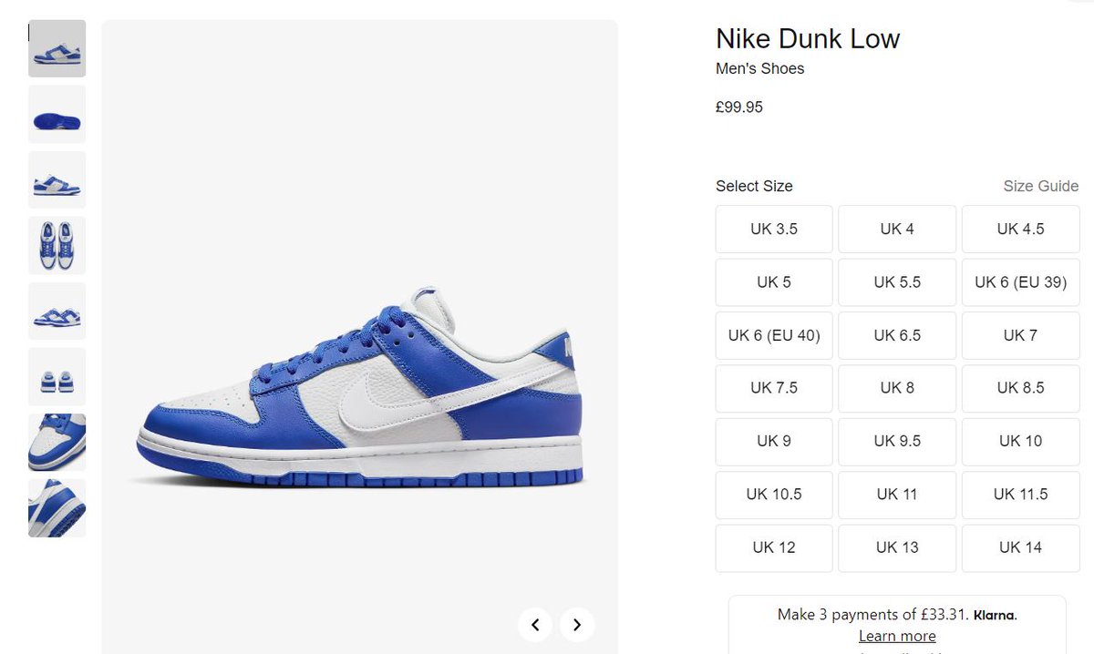 solelinksWW's tweet photo. Ad: Nike Dunk Low 'Kentucky Alternate' dropped via Nike EU
UK:https://t.co/j8RiPz6CDV
FR:https://t.co/oOT30QvJB9
DE:https://t.co/TBbmBmWJ24
NL:https://t.co/9MJCljFZCB
IT:https://t.co/Kh4951a4CM
ES:https://t.co/m9LZKDhQvA

no US shipping https://t.co/3Jj9c455Fy