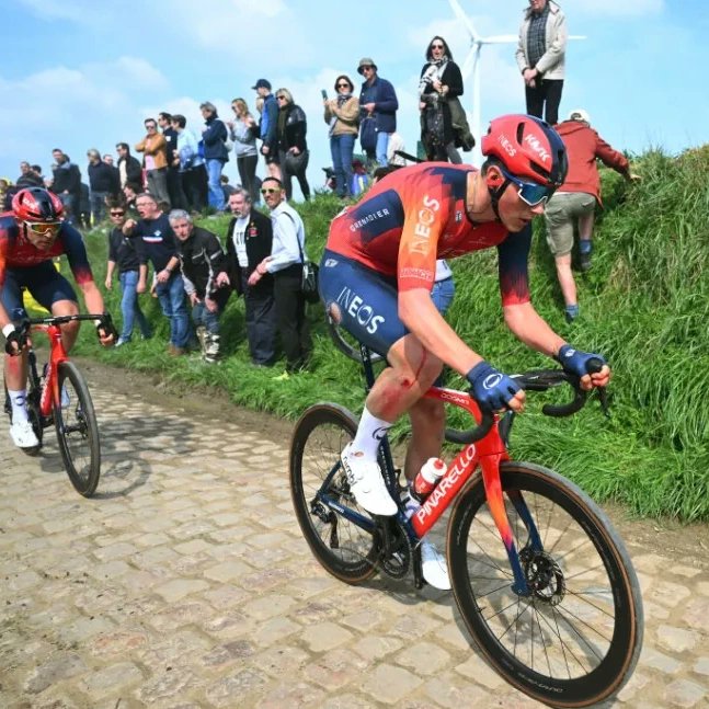 RidgeRacingCS's tweet photo. Youngest Roubaix rider in 86 years!
@mathieuvdpoel's victory @parisroubaixcourse was the top story. But @Joshytarling carved his own slice of history. The Briton had a day to remember. The 19-year-old the youngest man to take on the race in 86 years.

📸 @ispaphoto
#parisroubaix https://t.co/xV6mefWIPN