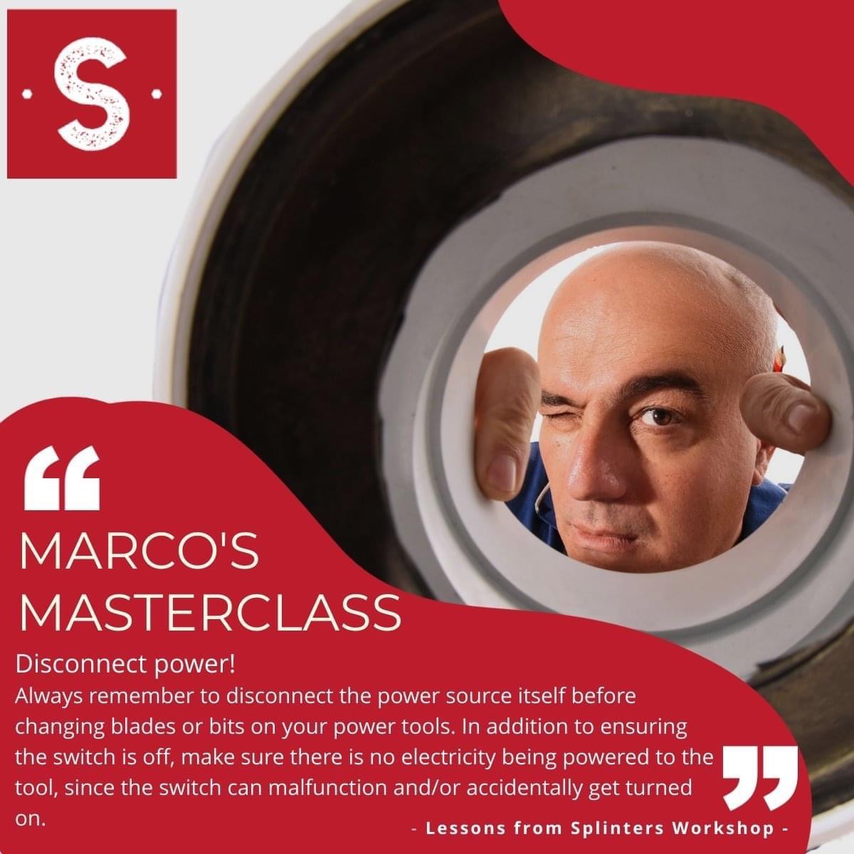 SplintersSA's tweet image. 🧲 Tips from #SplintersWorkshopSA’s very own in-house tool maestro, Marco!

🧲 Learn more about us here: splintersworkshop.co.za

🧲 Follow us for more tips from our maverick!

#MarcosMasterclass #DIY #Jozi #MakeIt #Hobbyists #TeamBuilding #Tools #TipsFromMarco #Workshop #JHB #SA