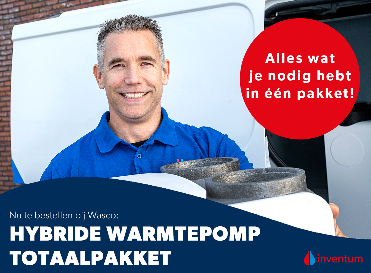 Met 1 klik alle benodigdheden bestellen voor de #installatie van een #hybride #warmtepomp? Dat kan nu bij #Wasco met het ‘hybride warmtepomp totaalpakket’. Zo heb je alles compleet voor de installatie. Bestel hier direct jouw pakket👉wasco.nl/artikel/A11000… #gasloos #cv #duurzaam