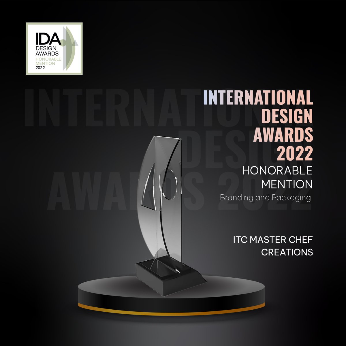 KREO_Design's tweet photo. Delightful experiences now served with pride!
We’ve unlocked another milestone with the honorable mention for the ITC Master Chef Creations at the International Design Awards!

#teamwork #design #packagedesign #sustainable #itcmasterchefcreations  #internationaldesignawards https://t.co/y94inxTZtk
