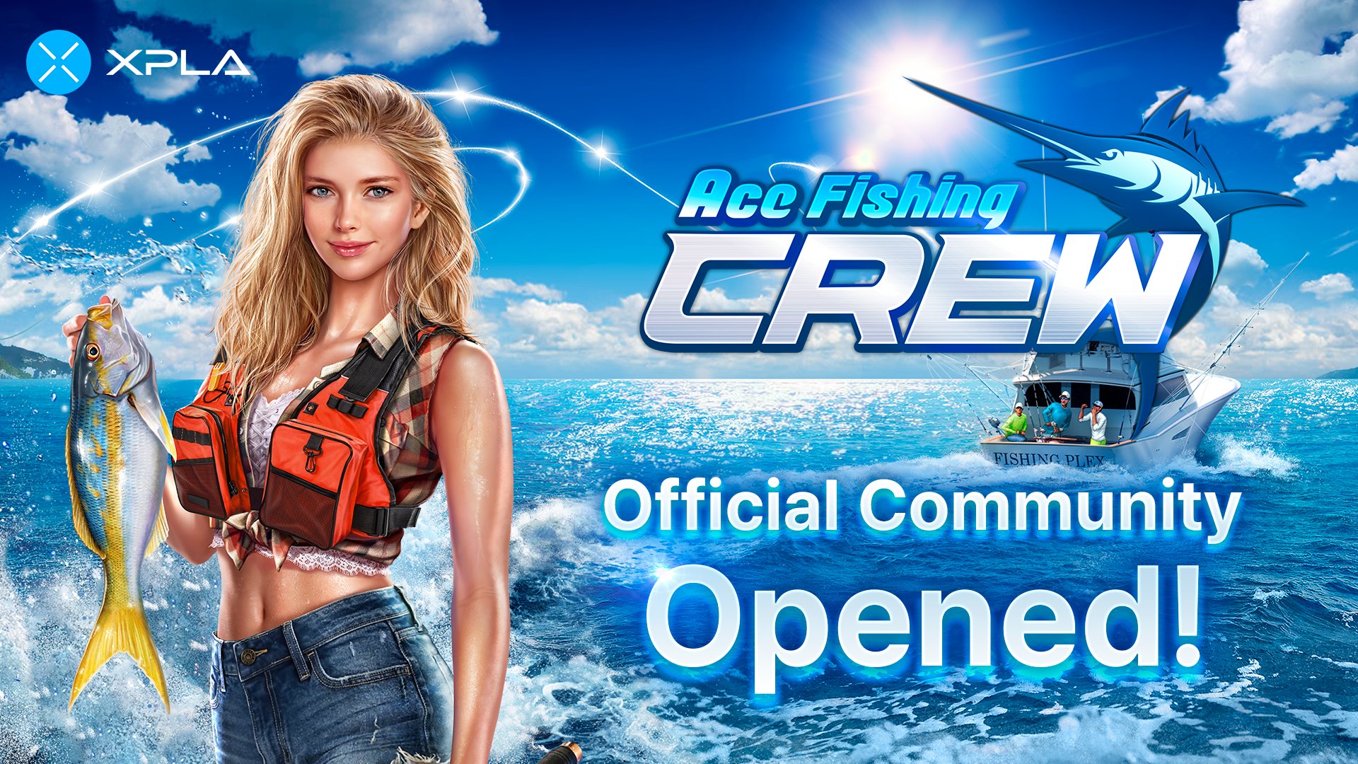 XPLA GAMES on X: Ace Fishing CREW official Community is open