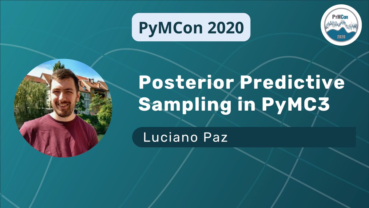 pymc_devs's tweet photo. In case you missed this at #PyMCon2020, check out:
📣Posterior Predictive Sampling in PyMC
👤@lucianopaz
Discourse discussion: https://t.co/GJ1cV0V7Es
Luciano explains how posterior predictive sampling is implemented in PyMC.
https://t.co/l9yGUxa45r
#pymc #python #bayesian https://t.co/7VKMREfwAg