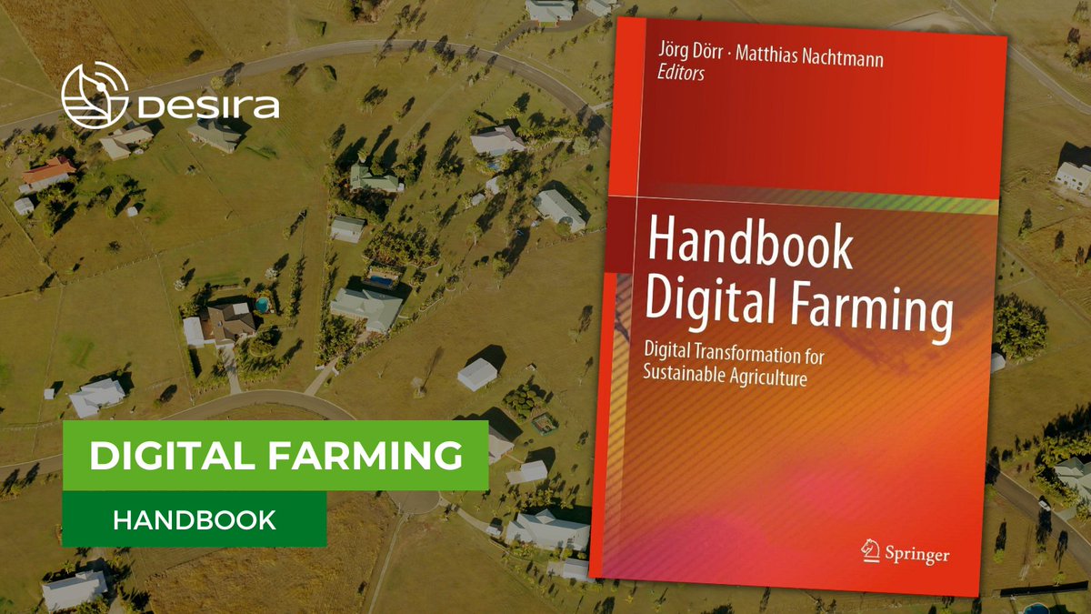 DesiraH2020's tweet image. 💪🚜 Supporting a smarter and sustainable agricultural ecosystem!

The Handbook for #DigitalFarming provides essential resources to understand how digital farming can contribute to the #NewCAP, the #EUGreenDeal, and the Farm to Fork.

➡️ Check it out! bit.ly/3MwvkVU