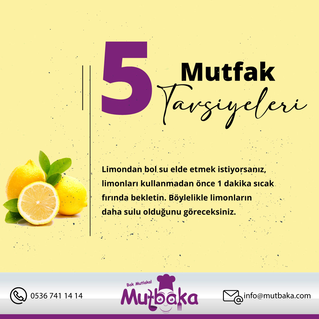 'Bir limondan maksimum verimi nasıl alabiliriz?' sorusunun cevabı Mutbaka’da, bak mutlaka! 💛

#mutbaka #mutfak #pratikbilgiler #limonsıkacakları #limon #mutfaktavsiyeleri #mutfakekipmanları