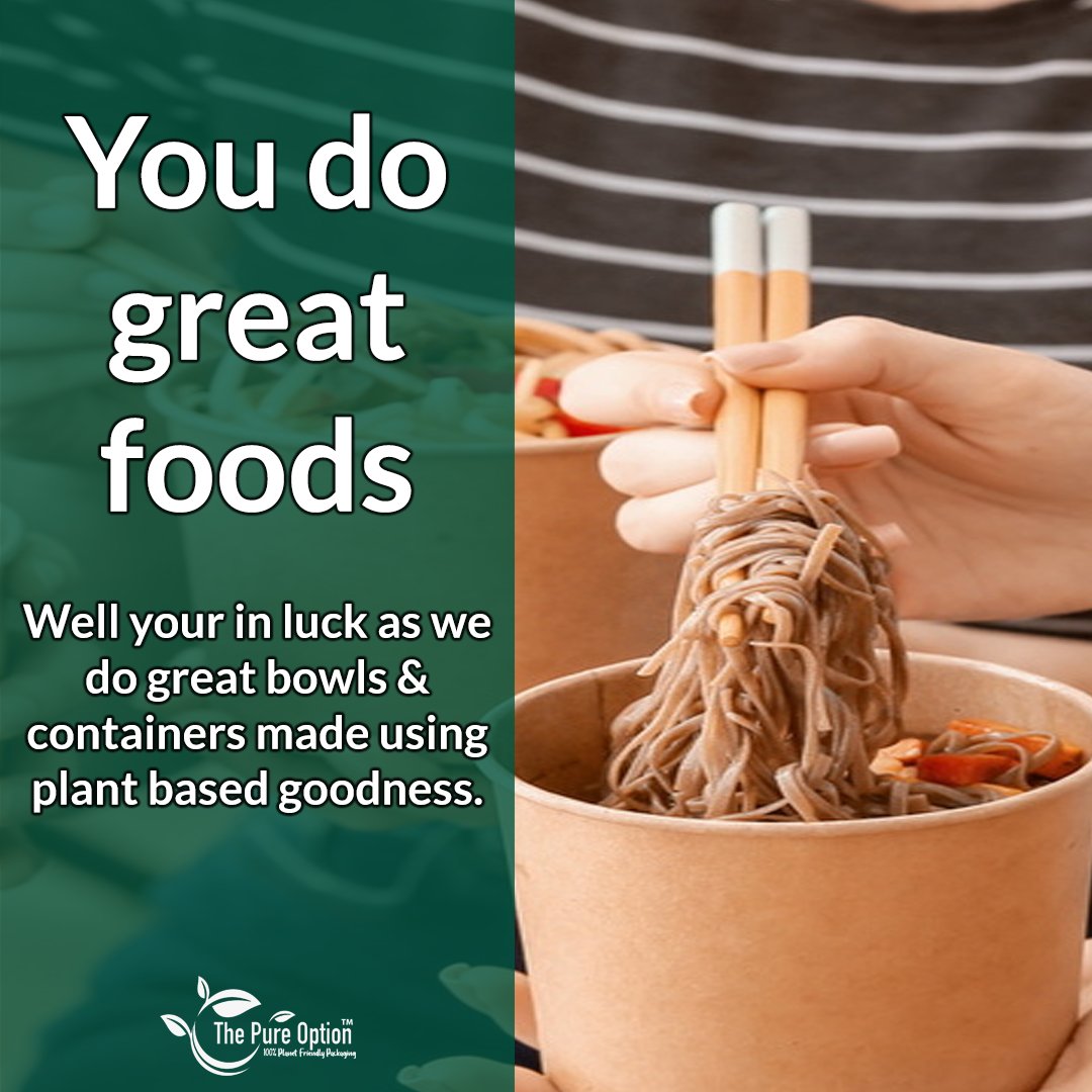 Thepureoption's tweet image. Our  bowls are made using #fsccertified wood based of goodness and they are designed to be recyclable and compostable, it full of #PlanetFriendly goodness.
Great for curry or a salad, it's all good.
thepureoption.com/blogs/ready-fo…
#recyclablepackaging #veganfood #ethicalbrand #plantbased