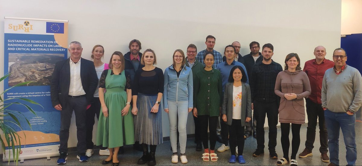 Meet SURRI team. This is us:  international team from Liberec, Rome, Grenada and Southampton. 
We all aims to establish a multinational research and project pipeline for land remediation and earth recovery.  #Sustainability #RadionuclideRemediation