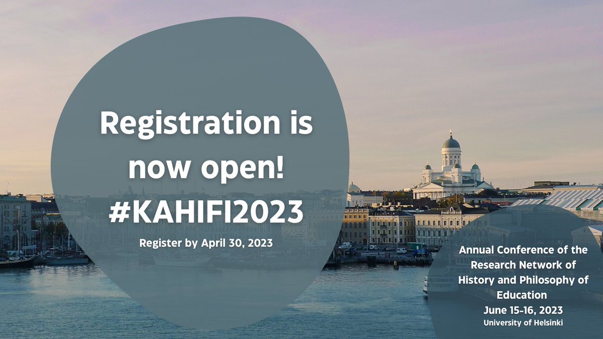 We received many great proposals for our workshop. Thank you to all who have submitted! 

We can’t wait to share the final program, but in the meantime we are pleased to announce that registration for the #KAHIFI2023 conference is now open: https://t.co/q4d6KDomEd https://t.co/5tGywzy7BO https://t.co/VGeJ1esKDG