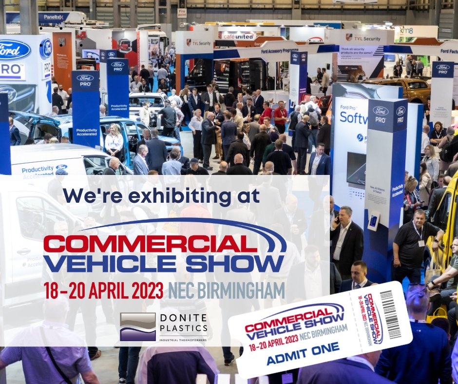 In a week’s time, our team will be setting off to exhibit at the @TheCVShow, being held at @thenec in Birmingham. 

If you’re attending the 2023 Commercial Vehicle Show, make sure to visit Stand 5G101 to chat to a member of our team!

#CommercialVehicleShow #CVShow