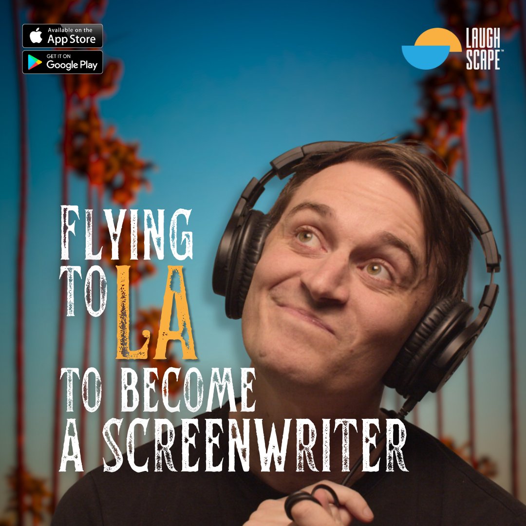 laughscapeapp's tweet image. NEW SLEEP STORY: Alex Dyson jets off to the City Of Angles to become a screenwriter. Listen to it on the Laughscape App now. 

Thank you @aedyson #LaughscapeApp #SleepStory